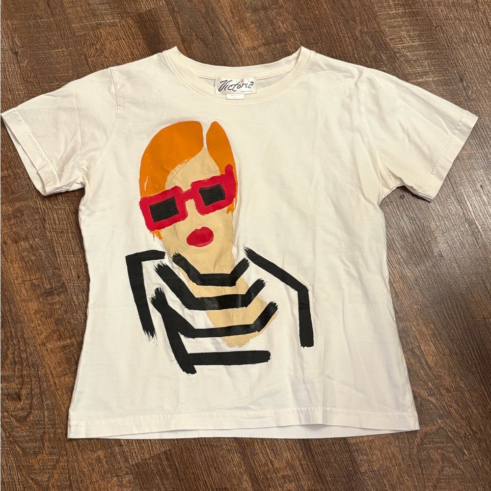 Trendy Parisian Woman Shirt Size Medium 100% Cotton